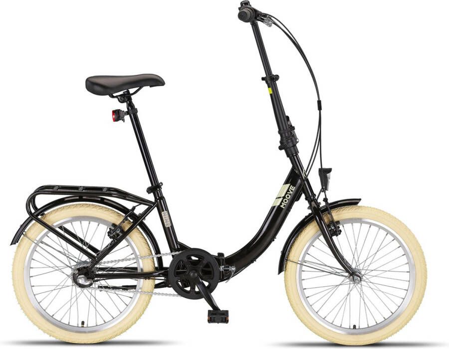 PACTO NINE FOLDING BIKE 3v ZWART VOUWFIETS PLOOIFIETS LAGE INSTAP FIETS SHIMANO 20 inch