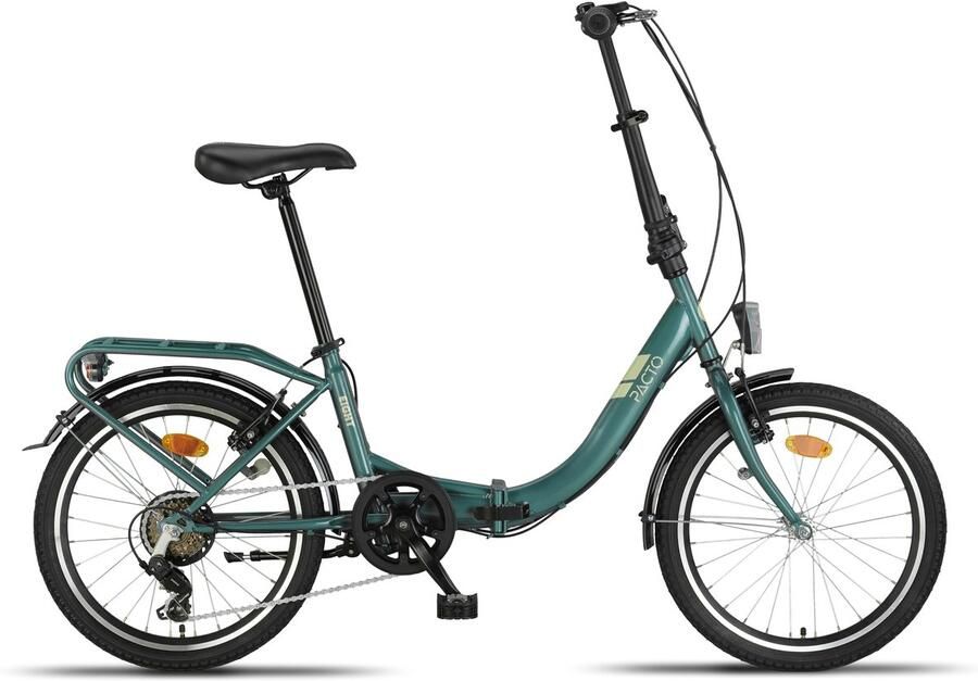 PACTO EIGHT FOLDING BIKE 6v PATROL GREEN VOUWFIETS PLOOIFIETS LAGE INSTAP FIETS SHIMANO 20 inch - Foto 3