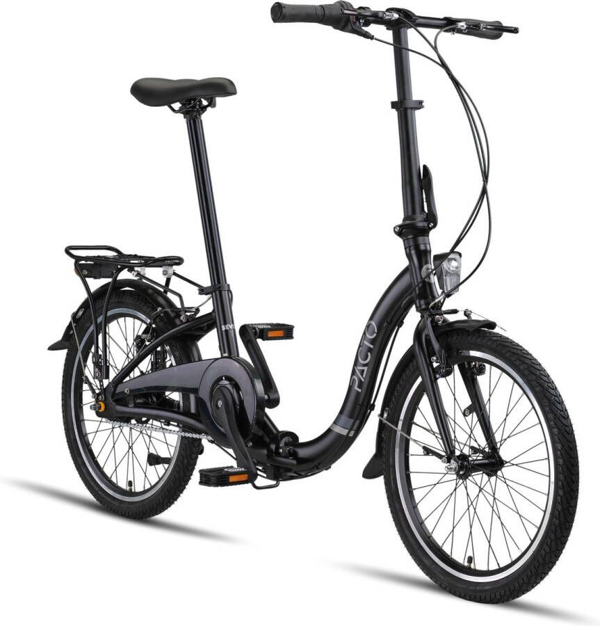 PACTO SEVEN N7 FOLDING BIKE BLACK Nexus 7v VOUWFIETS PLOOIFIETS TERUGTRAPREM LAGE INSTAP FIETS ALUMINIUM SHI O