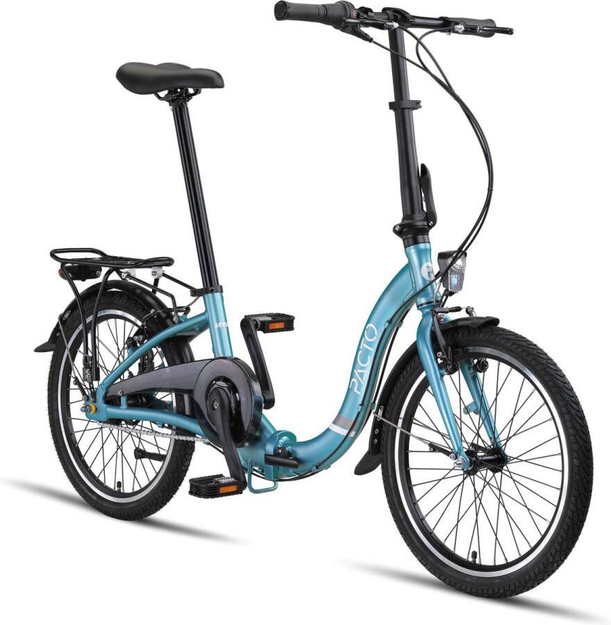 PACTO SEVEN N7 FOLDING BIKE BLUE Nexus 7v VOUWFIETS PLOOIFIETS TERUGTRAPREM LAGE INSTAP FIETS ALUMINIUM SHI O