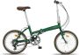 PACTO Twelve Vouwfiets Groen Shi o 6v Aluminium 20 inch Plooifiets Retro Design Folding Bike - Thumbnail 2