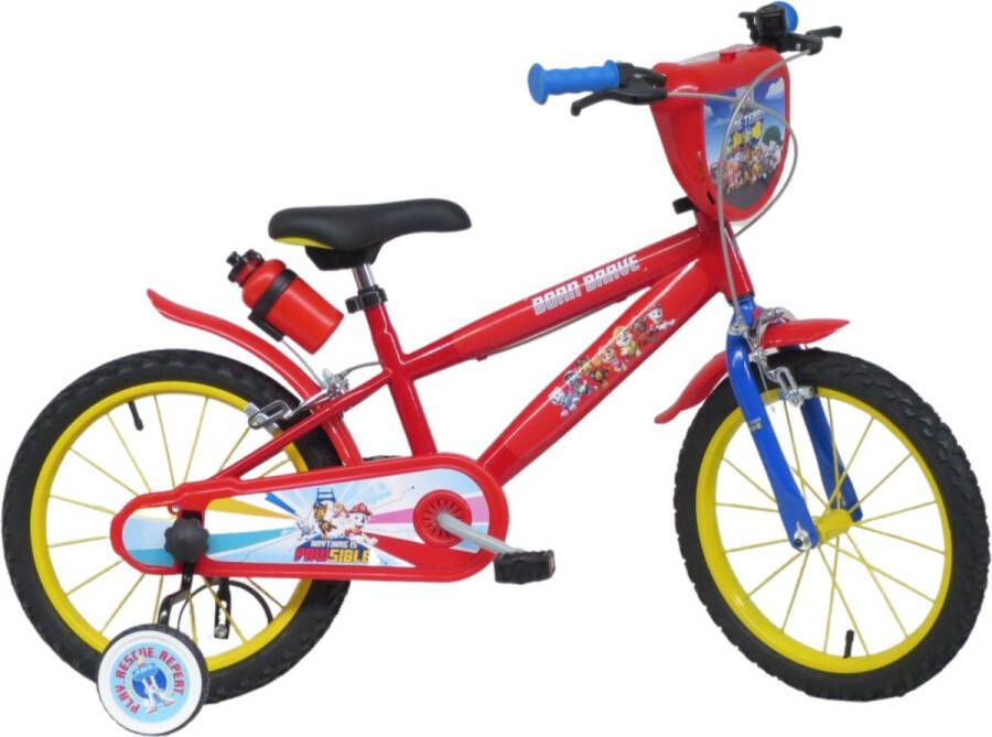 Volare Paw Patrol Kinderfiets Jongens 16 inch Rood Twee handremmen