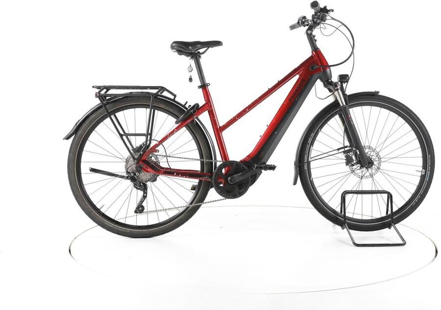 Pegasus Premio Evo 10 Lite Elektrische trekkingfiets Bosch Accu 750Wh 28 rood