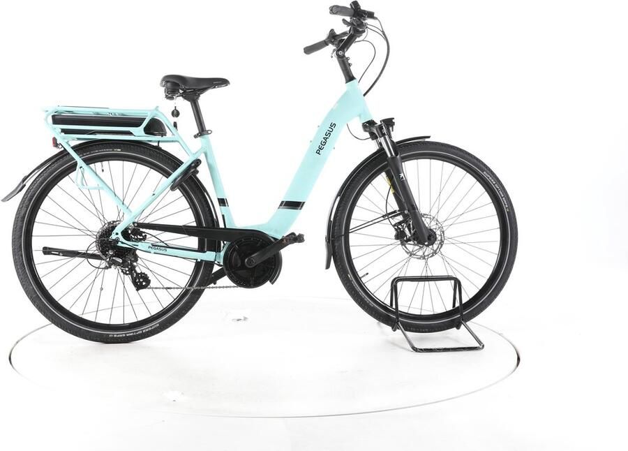 Pegasus Solero E8 Plus Elektrische trekkingfiets Bosch Accu 500Wh 28 blauw Pro