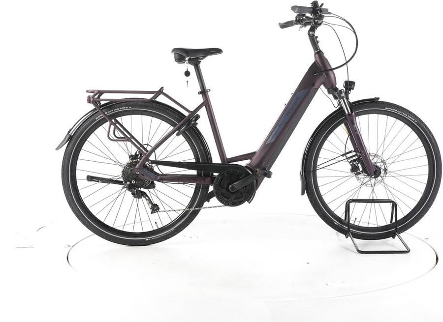 Pegasus Solero EVO 9 Elektrische trekkingfiets Bosch Accu 500Wh 28 2023 paars