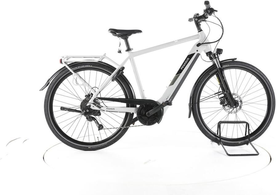 Pegasus Solero Evo 9 Elektrische trekkingfiets Bosch Accu 500Wh 28 2023 wit Pro