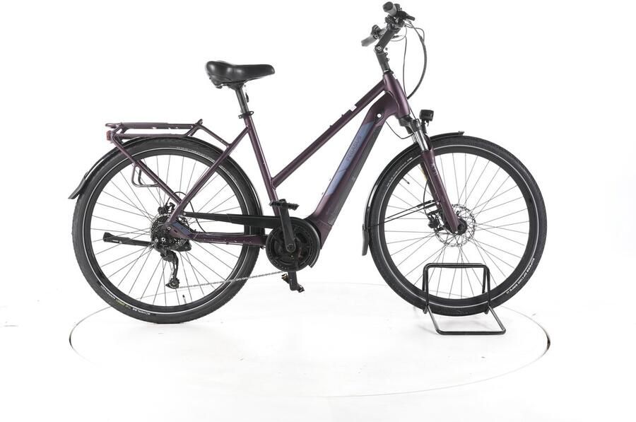 Pegasus Solero EVO 9 Elektrische trekkingfiets Bosch Accu 500Wh 28 paars Pro