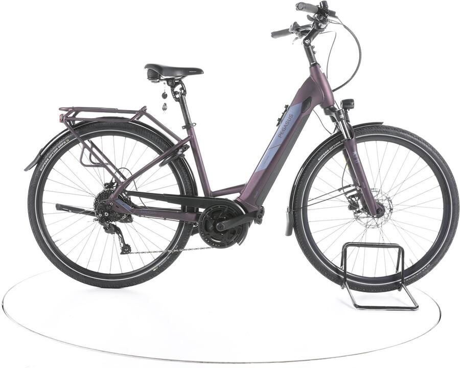 Pegasus Solero EVO 9 Elektrische trekkingfiets Bosch Accu 625Wh 28 paars Pro