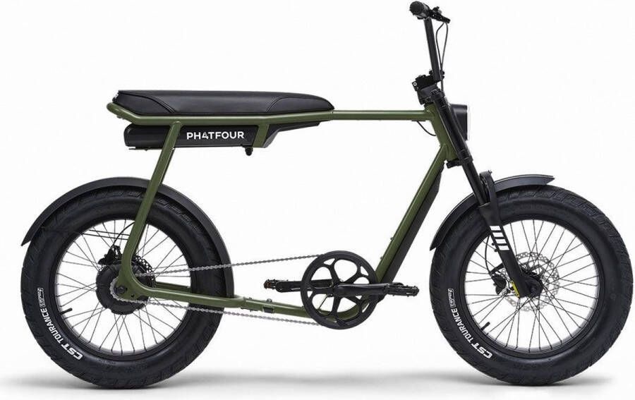 Phatfour FLX Fatbike Groen 250W Elektrische Fatbike