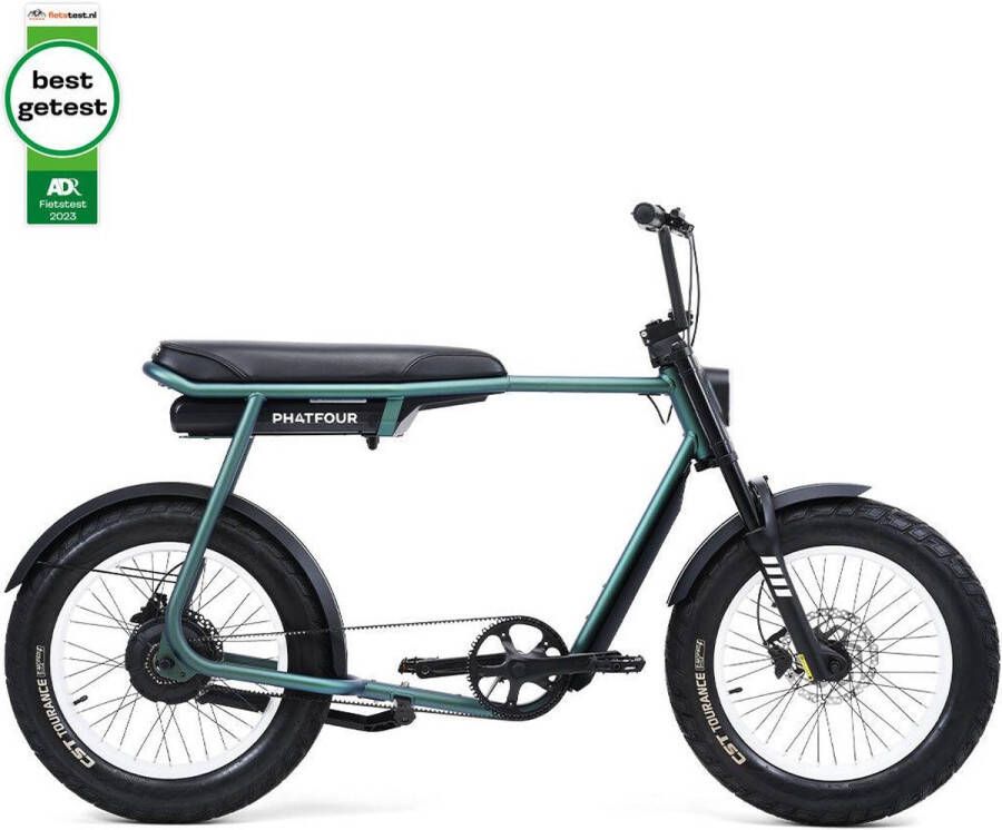 Phatfour FLX+ Fatbike Groen 250W Elektrische Fatbike