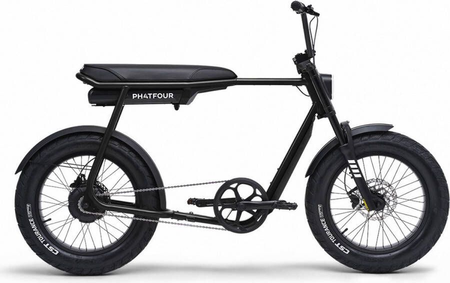 Phatfour FLX Fatbike Zwart 250W Elektrische Fatbike