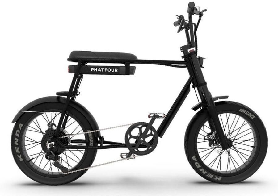 Phatfour FLB+ – Black – 470Wh – Elektrische Fatbike