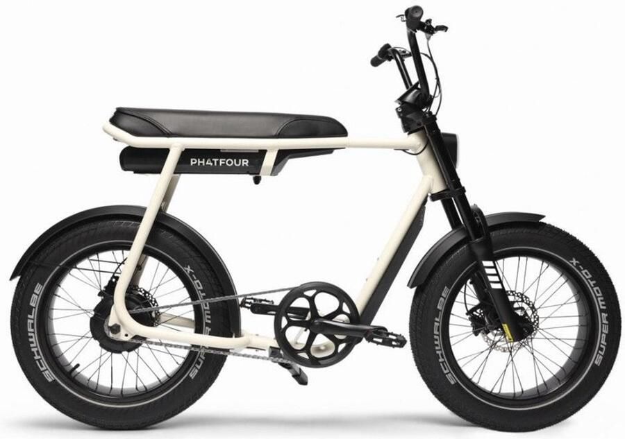 Phatfour FLXS – Zandwit – 522Wh – Elektrische Fatbike