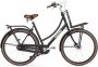 Popal Daily Dutch Prestige N7 VB Transportfiets Stadsfiets Aluminium Frame Dames 57 centimeter Mat Zwart - Thumbnail 1