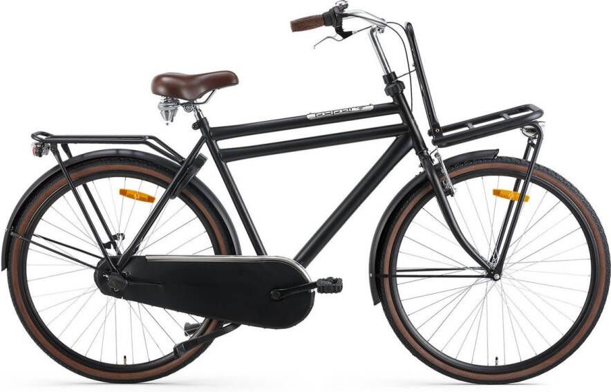 Popal Transportfiets daily dutch Basic Heren 50 cm Mat zwart Mat zwart