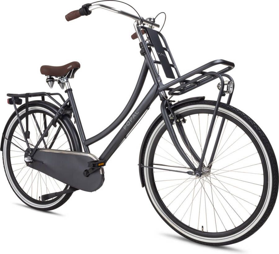 Popal Daily Dutch Basic+ N3 Transportfiets Stadsfiets Dames 47 centimeter Petrol Blauw