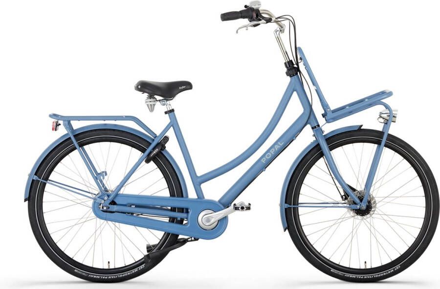 Popal Daily Dutch Prestige N7 Transportfiets 28 inch Dames Aluminium frame 47cm Göteborg Blauw