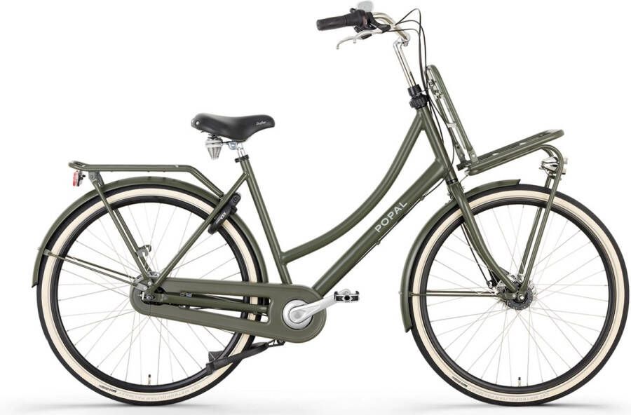 Popal Daily Dutch Prestige N7 Transportfiets 28 inch Dames Aluminium frame 47cm Leger Groen