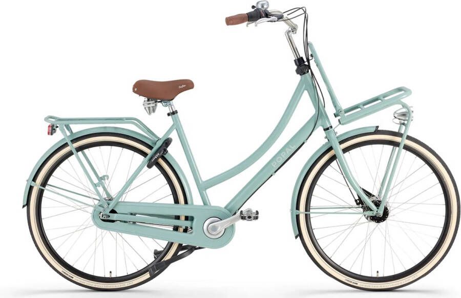 Popal Daily Dutch Prestige N7 Transportfiets 28 inch Dames Aluminium frame 59cm Mineral Green