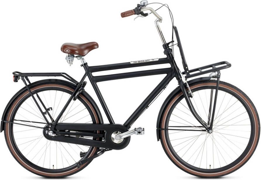 Popal Daily Dutch Prestige N7 VB Transportfiets Stadsfiets Aluminium Frame Heren 57 centimeter Mat Zwart
