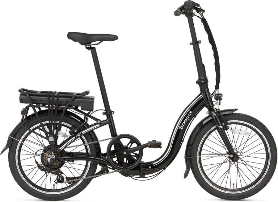 Popal Elektrische Vouwfiets E-Folt 1.0 20 inch Zwart 420 Wh Zwart