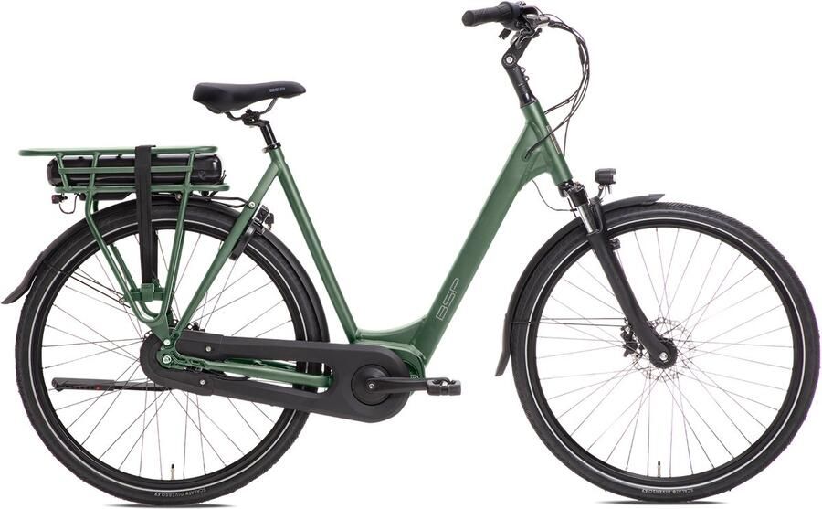 Popal Brazz Women Elektrische fiets Damesfiets E-Bike M 57 cm Metal Gray Gloss Grijs