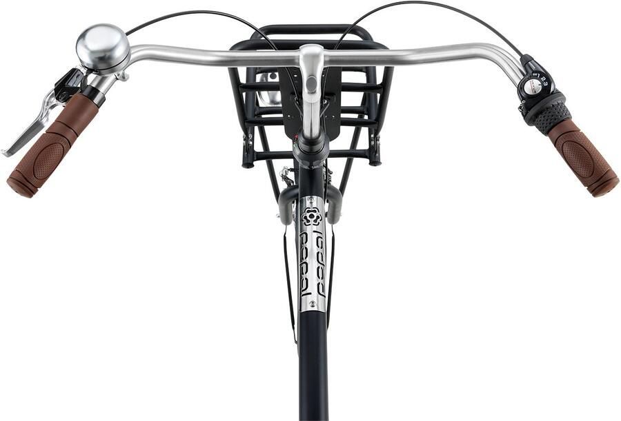 Popal Daily Dutch Prestige N3 VB Transportfiets Stadsfiets Aluminium Frame Heren 57 centimeter Mat Zwart