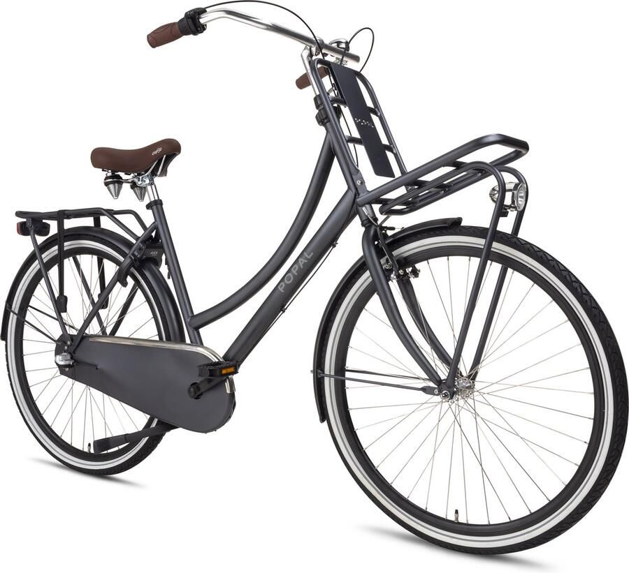 Popal Daily Dutch Basic+ N3 Transportfiets Stadsfiets Dames 59 centimeter Petrol Blauw
