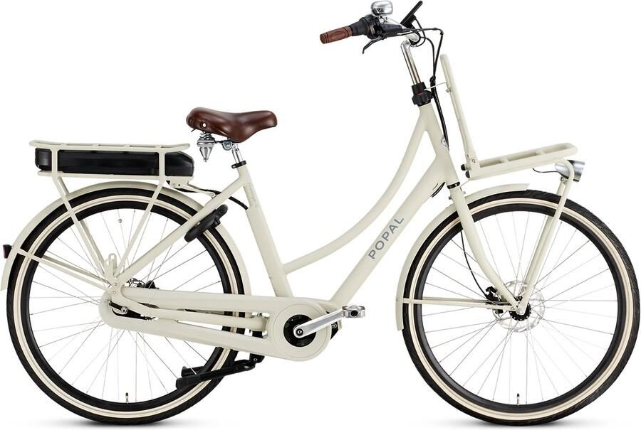 Popal Daily Dutch Prestige-E Elektrische Fiets E-bike 28 Inch Damesfiets 47 cm 7 Versnellingen Hydraulische schijfrem 562​​​​​​​ Wh Accu Creme