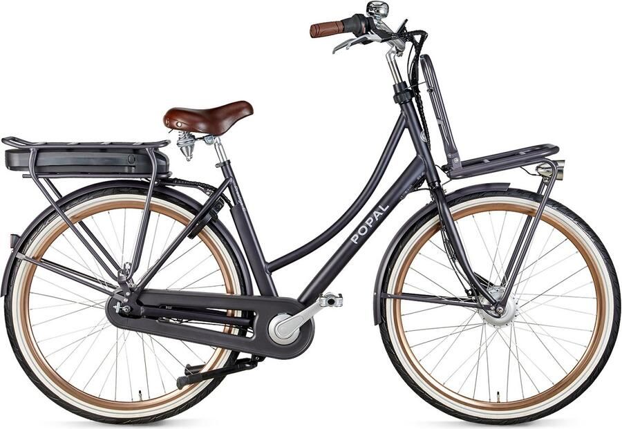 Popal Daily Dutch Prestige-E Elektrische Fiets E-bike 28 Inch Damesfiets 59 cm 7 Versnellingen Rollerbrake 562 Wh Accu Petrolblauw