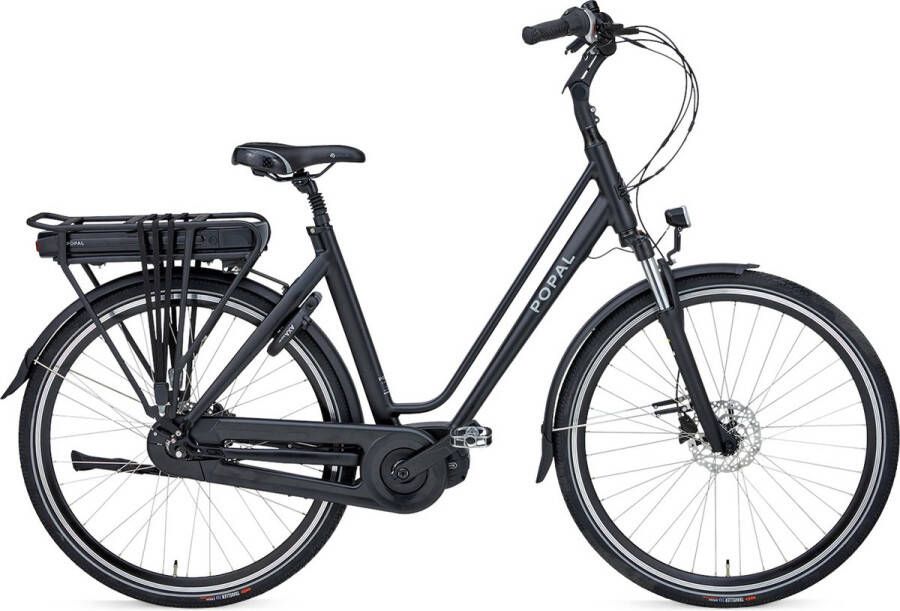 Popal Redlem E-bike 28 Inch Elektrische Stadsfiets 47 cm 7 Versnellingen Hydraulische Schijfrem Matzwart