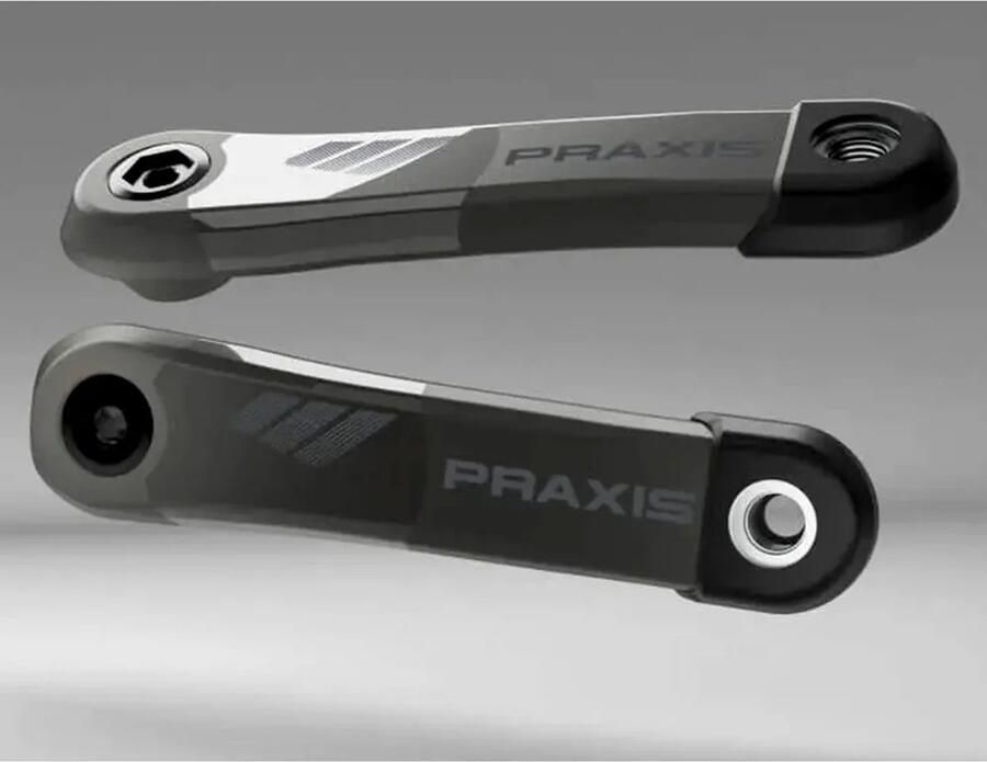 PRAXIS E-bike Isis Levo kenevo Pedaalarm Zilver 160 mm