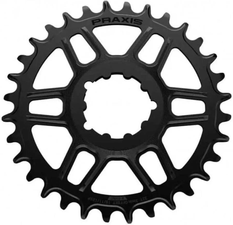 PRAXIS Kettingblad 1x MTB DM 36T 3mm-offset 10 11 12sp