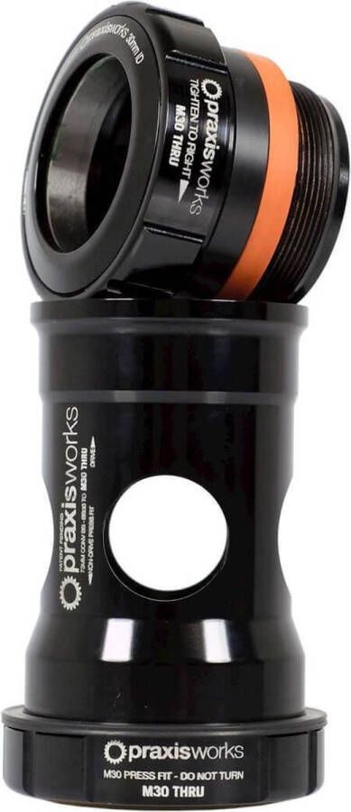PRAXIS Trapas adapter M30-Thru BB30 PF30 MTB 73mm - Foto 2