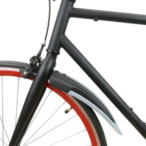Primematik Voor- en achterspatbord voor mountainbike MTB grijs