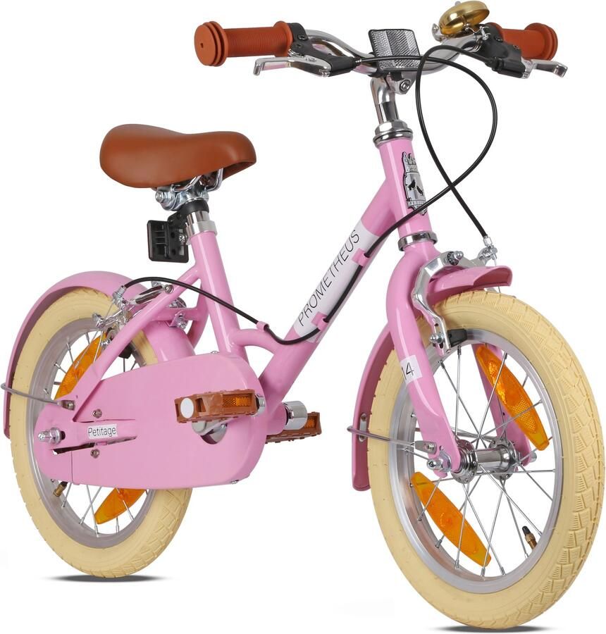 PROMETHEUS BICYCLES Kinderfiets 14 inch retro vanaf 3 jaar lage instap – PETITAGE