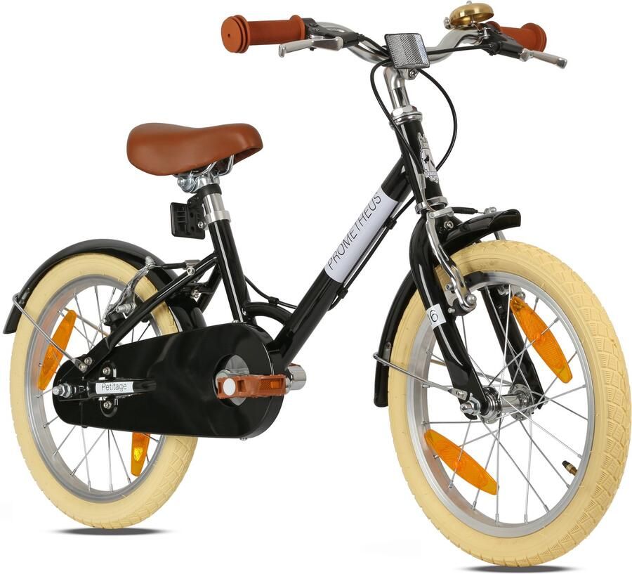 PROMETHEUS BICYCLES Kinderfiets 16 inch retro vanaf 4 jaar lage instap – PETITAGE