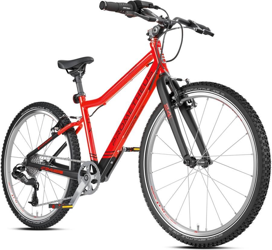 PROMETHEUS BICYCLES Kinderfiets 24 inch vanaf 7 jaar SRAM X4 8v V-brakes 9 kg – PRO