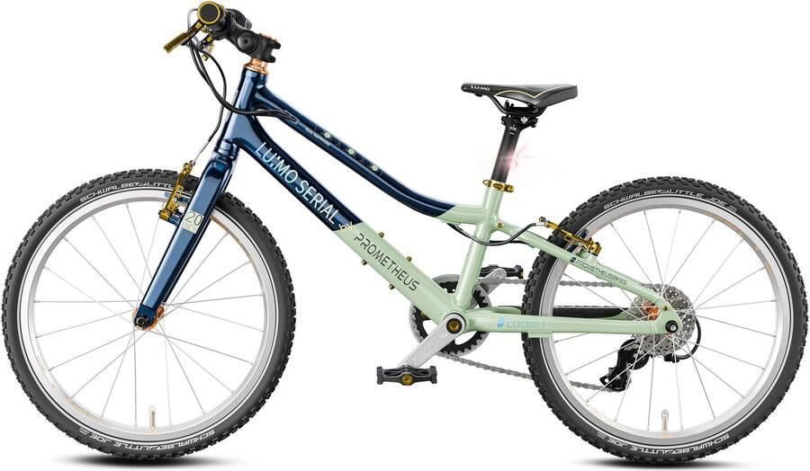 PROMETHEUS BICYCLES LU:MO kinderfiets 20 inch vanaf 6 jaar – verlichting 7 versn. 7 9 kg