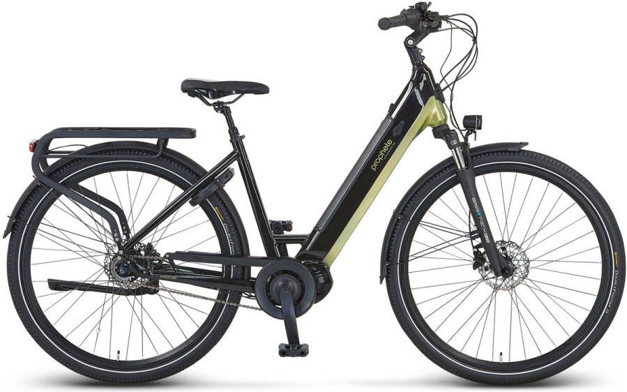 Prophete Geniesser 5.0 E-bike middenmotor Nexus 7 naaf 15Ah zwart