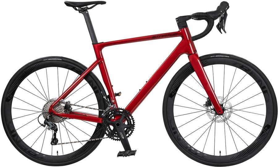 Prophete In Moving GmbH Prophete Stratos P1 Racefiets 28 inch Shi o Tiagra 20 versnellingen Carbon voorvork Hydraulische schijfrem Licht aluminium frame Gewicht 10 2 kg Framemaat 51 cm Lightning Red Metallic