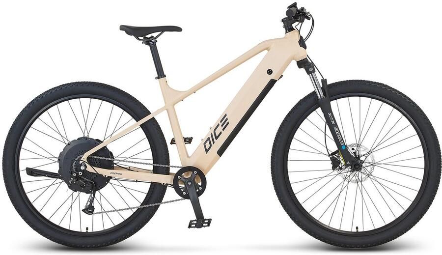 Prophete Dice 2.0 e-MTB elektrische mountainbike 29 48 cm zandkleur