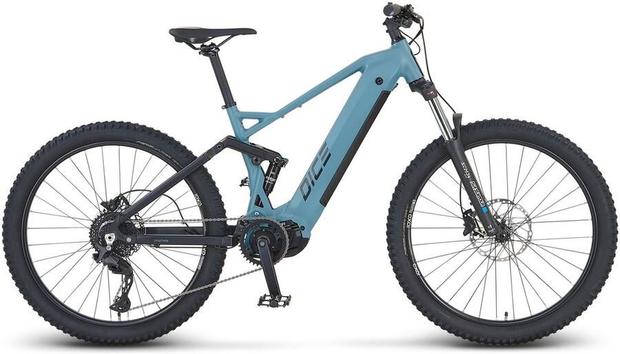 Prophete Dice 4.0 e-MTB midmotor moutainbike 27.5 44 cm blauw