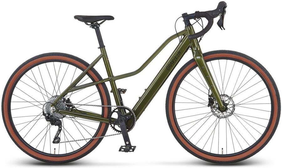 Prophete Graveler 1.0 elektrische gravelfiets 28 48cm groen