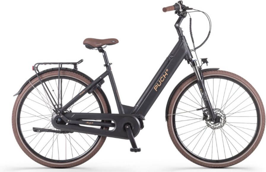 Puch E-Dance S N7 Elektrische Fiets – E-bike – Rijklaar Geleverd Lage Instap Framemaat 48 Uitneembare Accu 28 Inch 250W Ananda Middenmotor 100 km Actieradius Matt Black