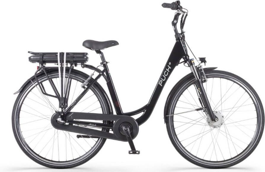 Puch E-Folk N3 Elektrische Fiets – E-bike – Rijklaar Geleverd -Lage Instap Framemaat 50 Uitneembare Accu 28 Inch 250W Ananda Motor 120 km Actieradius Glossy Black
