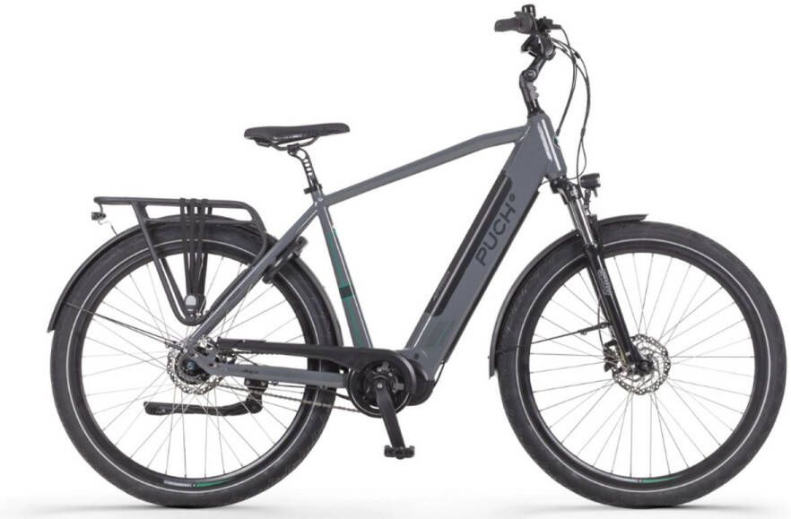 Puch E-Modern SUV N7 Elektrische Fiets – E-bike – Rijklaar Geleverd Hoge Instap Framemaat 58 Uitneembare Accu 28 Inch 250W Ananda Middenmotor 150 km Actieradius Basalt Grey Glossy