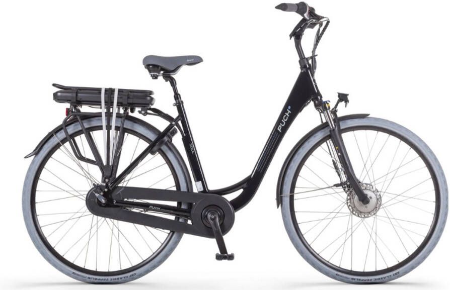 Puch E-Soul N7 Elektrische Fiets – E-bike – Lage Instap Framemaat 50 Uitneembare Accu 28 Inch 250W Ananda Motor 120 km Actieradius Glossy Black