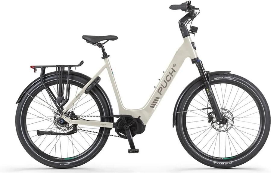Puch E-Dance S SUV N7 Elektrische Fiets 28 inch 250W motor Actieradius tot 160 km 7 versnellingen 540Wh accu Kiezel Grijs Mat