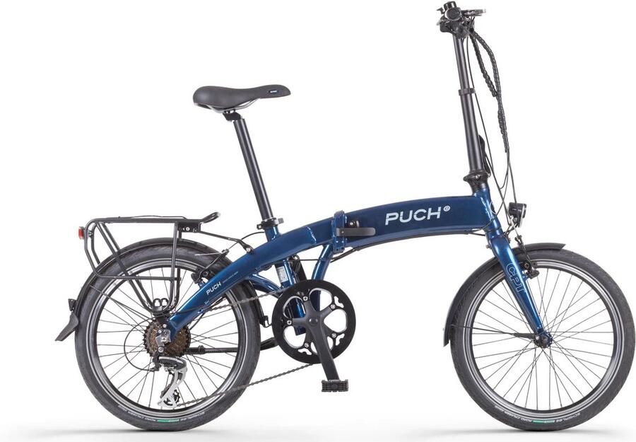 Puch E-Easy Vouwfiets Elektrische Fiets Donker Blauw E-bike